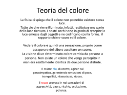 Teoria del colore