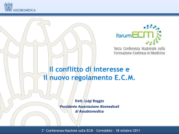La posizione di Assobiomedica sull`ECM