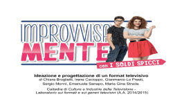 Progetto &ldquo;Improvvisamente&rdquo; con &ldquo;I Soldi Spicci