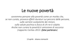 nuove-povert&agrave; - Il Giornale del Friuli