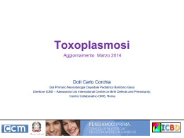 Toxoplasmosi congenita