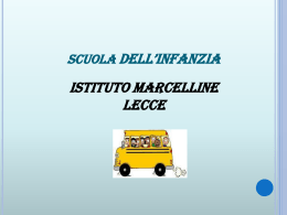 presentazione scuola dell`infanzia - Lecce