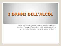 I DANNI DELL*ALCOL - Provincia di Torino