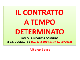 il contratto a tempo determinato dopo la riforma del