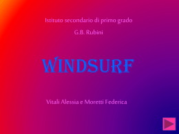 Windsurf presentazione di Vitali Alessia e Moretti Federica