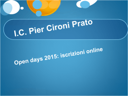 opendays_iscrizionionline - Prato