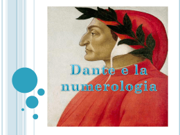 La numerologia in Dante