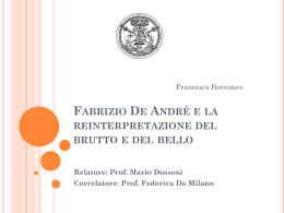 Francesca Borromeo - Presentazione