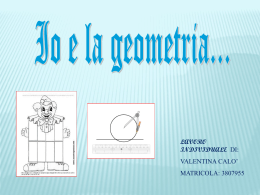 io e la geometria di valentina calo` - matelsup2-2013