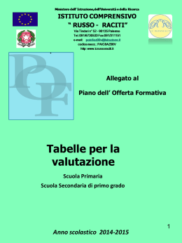 allegato al pof 14-15 - IC Russo-Raciti