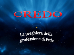CREDO - Piccole Suore della Divina Provvidenza