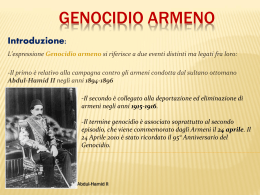 Genocidio armeno - secondanavigazione.net