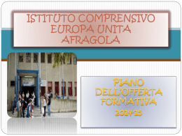 POF 2014/2015 - istituto comprensivo europa unita afragola