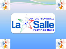 05. La MEL e il Capitolo  - Provincia Italia dei Fratelli delle