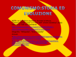 Comunismo - Blog di geostoriaperte