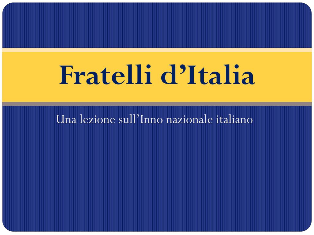 Chi Disse Tu Uccidi Un Uomo Morto