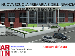 nuova scuola primaria e dell*infanzia a ceparana