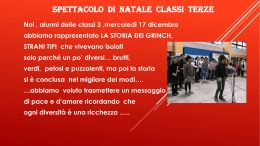 classi3 SPETTACOLO DI NATALE