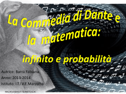 Dante e la matematica – Barra Fabiana