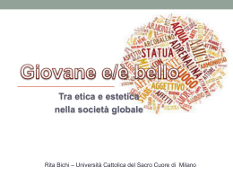 Giovane e/&egrave; bello - Istituto Toniolo