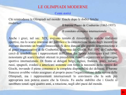 Le Olimpiadi Moderne