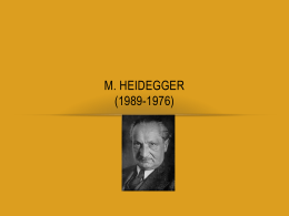 M. Heidegger - WordPress.com