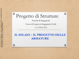 Il progetto delle armature