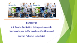 Presentazione Fonservizi per DiCultHer