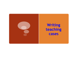 writing case studies