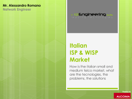 Italian ISP & WISP Market