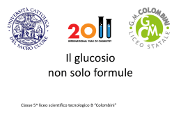 Scienze &ndash; Glucosio &ndash; AS 2011/2012