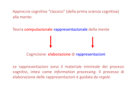 Logica e Filosofia della scienza 2013 2014 Scienze cognitive 2