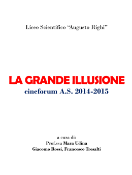 Programma Cineforum 2014-2015 - Liceo Scientifico Statale A. Righi