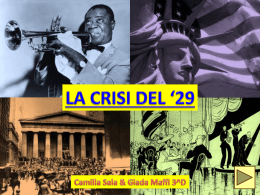 LA CRISI DEL `29 di Sala C., Maffi G. della 3D