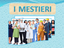 I MESTIERI - WordPress.com