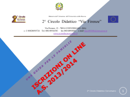 ISCRIZIONI ON LINE_schede_18_1_13