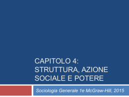 struttura, azione sociale e potere