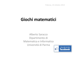 Seminario di giochi matematici