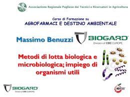 Microrganismi registrati in Italia