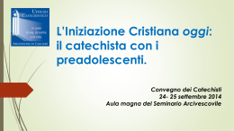 Relazione suor Cettina1 - Ufficio Catechistico Diocesano di Cagliari