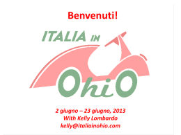 Benvenuti! - Italia in Ohio