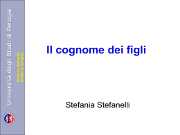 Il cognome dei figli - Stefania Stefanelli