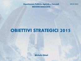 obiettivi strategici 2015