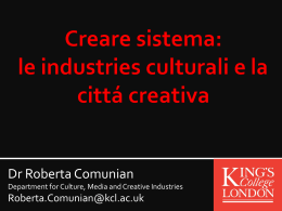 creativa - Creative cities