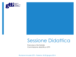 Sessione Didattica