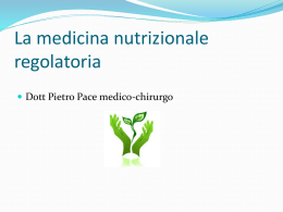 MEDICINA NUTRIZIONALE
