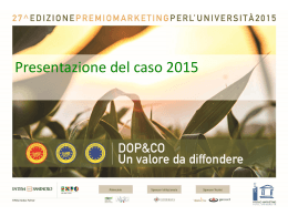 Premio di Marketing per l`Università 2015