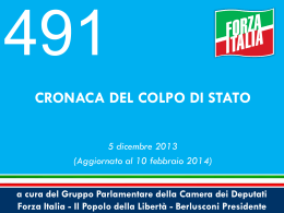 IL COLPO DI STATO - Gruppo PDL – Berlusconi Presidente