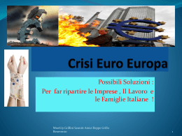 Presentazione Europa Euro slide 1