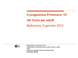 Informazioni sui corsi di Contabilit&agrave;